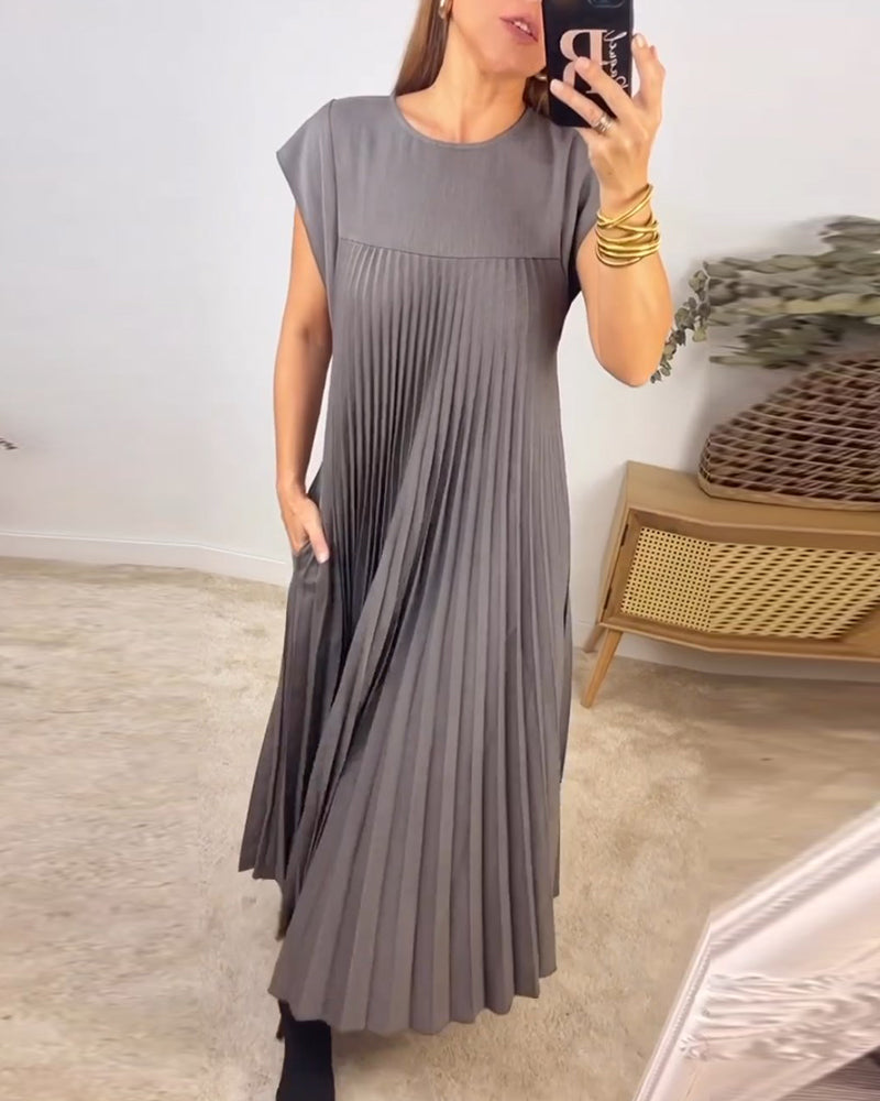 Karena | Pleated Maxi Dress