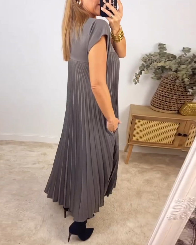 Karena | Pleated Maxi Dress