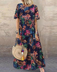 Lotte | Vibrant Floral Maxi Dress