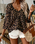 Juliana | Leopard Blouse