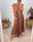 Karena | Pleated Maxi Dress