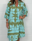 Jemma™ | Bold Patterned Tunic Dress