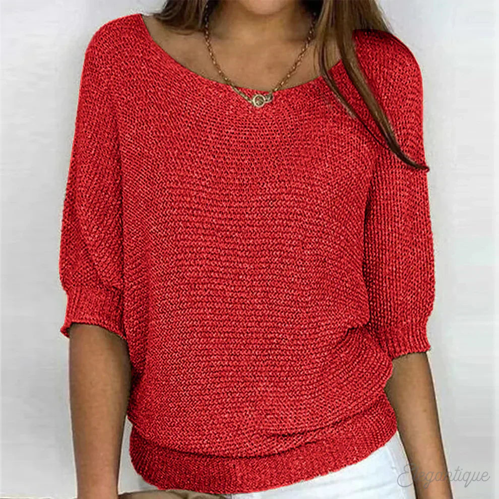 Maxine™ - Relaxed Knit Top